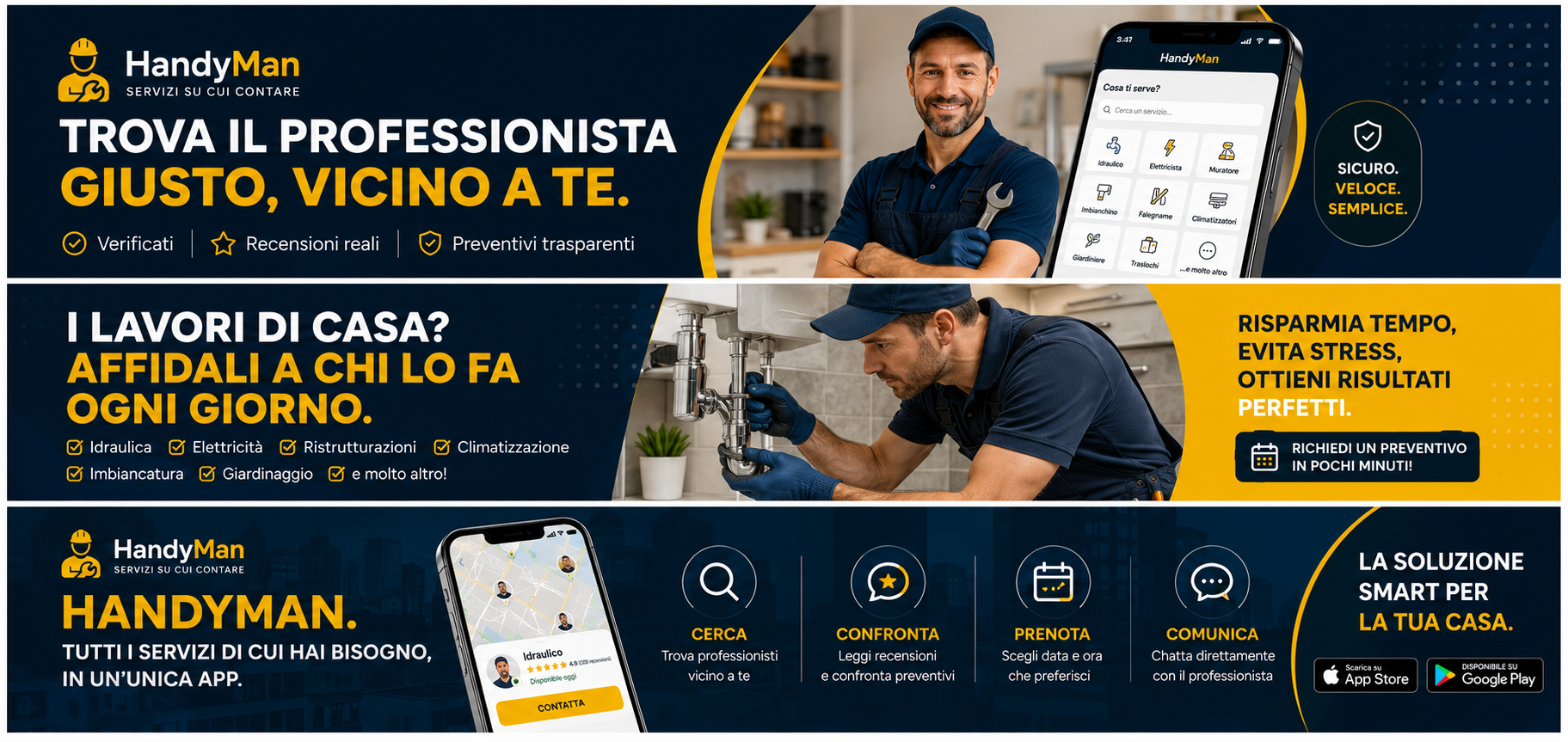 HandyMan: la nuova app che rivoluziona il mondo degli artigiani