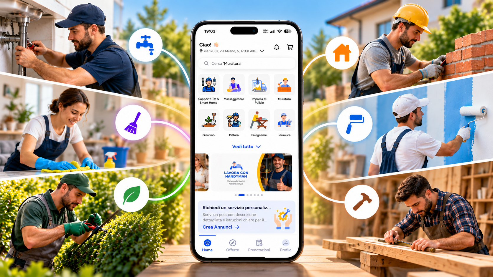 HandyMan, tutti i servizi in un’unica piattaforma digitale