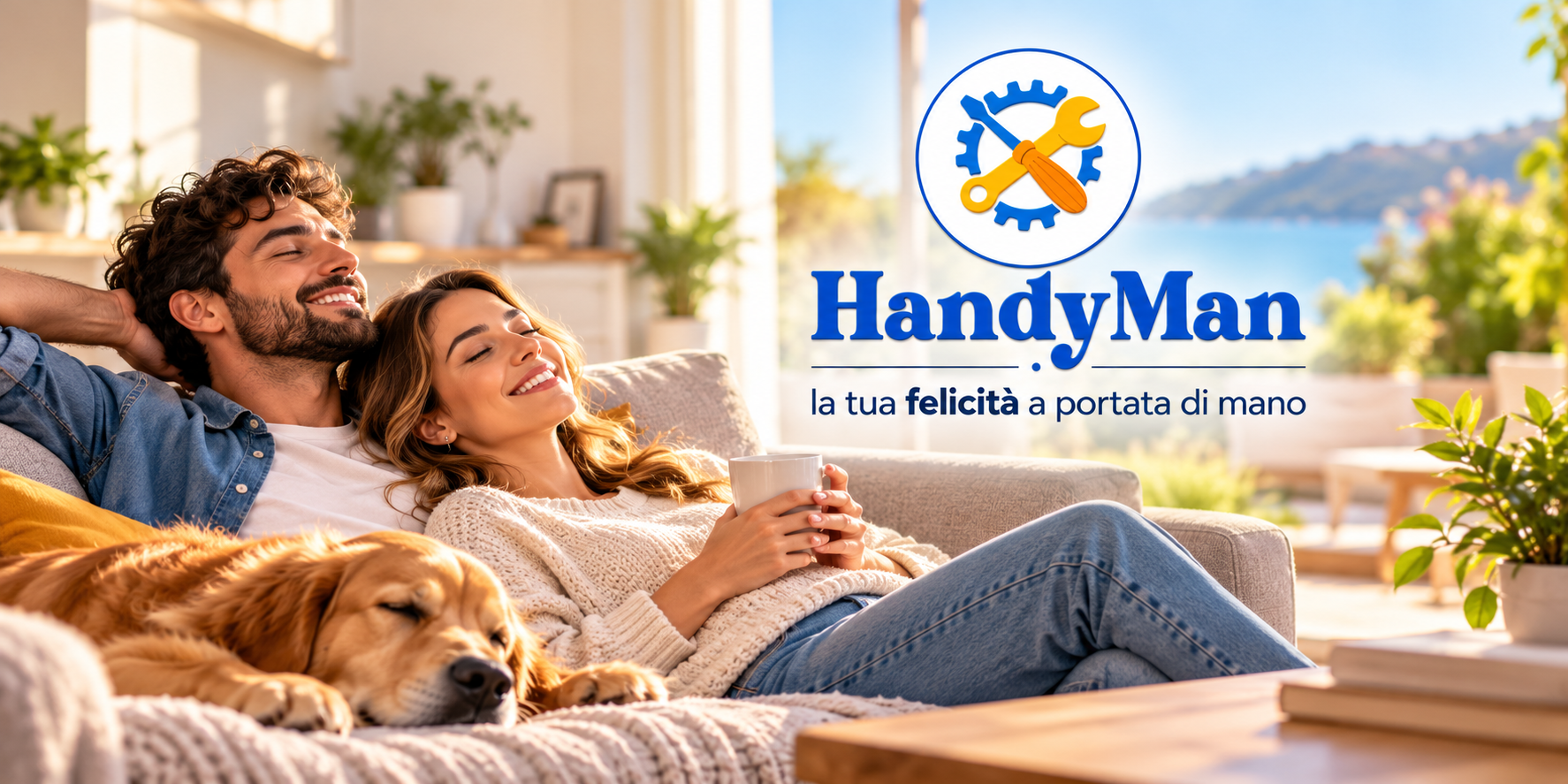 HandyMan, la tua felicità a portata di mano. Più tempo per vivere, meno pensieri da gestire.
